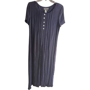 Carole Little navy blue vintage dress Sz 6